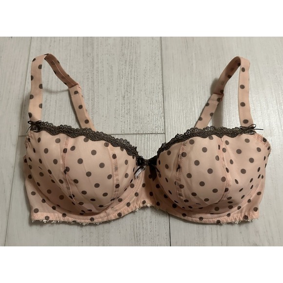 Freya Other - Freya Bra AA1223 Bra Pink with Dots Sz 32E